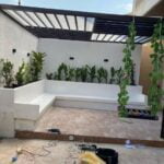 اشكال برجولات خشبية مودرن