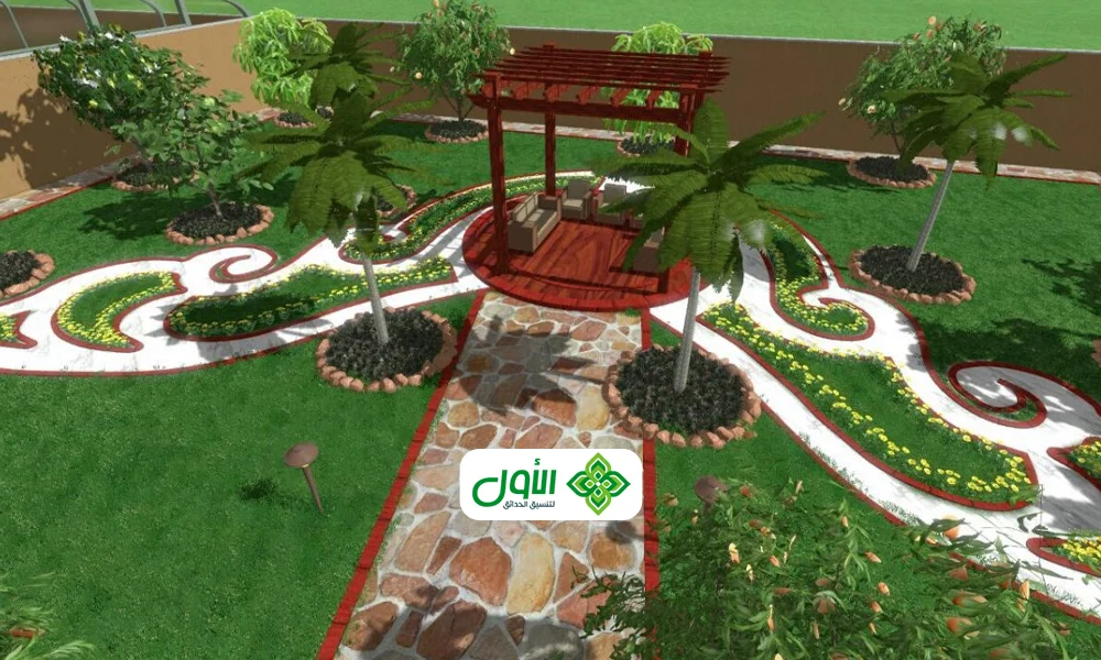  تصميم حديقة منزل