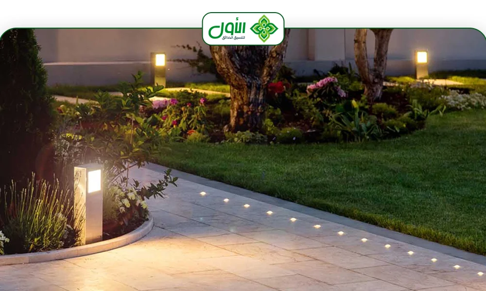 إضاءة حدائق فيلات