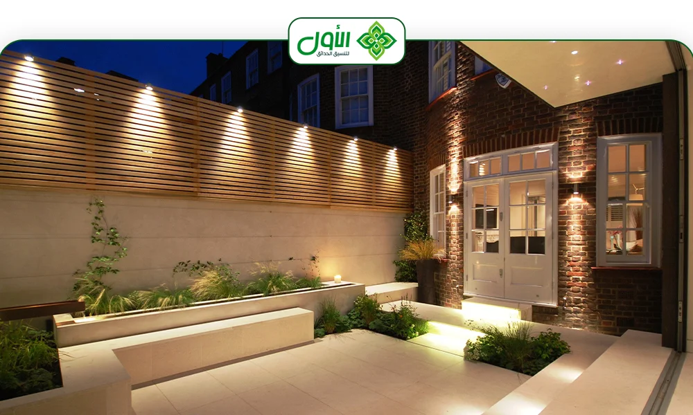 إضاءة حدائق فيلات